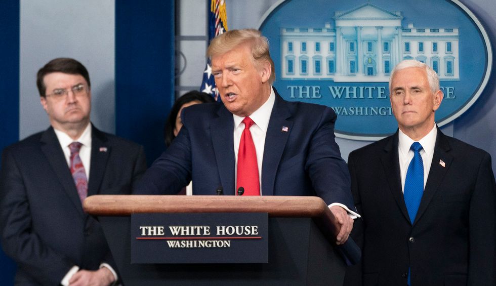 Close-up photo exposes the ridiculous edit Trump had in his coronavirus remarks