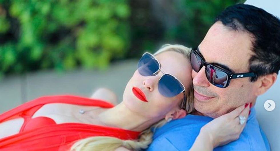 Treasury Secretary’s Fourth of July picture ridiculed as ‘Red, Blue and a whole lot of Whiteness’