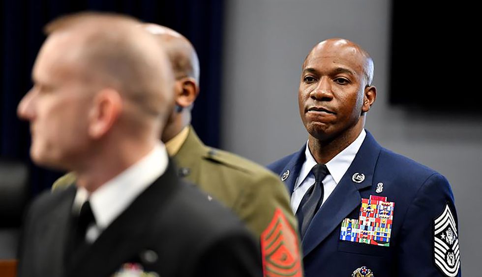 ‘I am George Floyd’: Air Force Chief Master Sergeant backs protests as Trump threatens military force