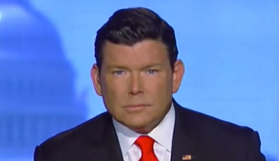 Fox News’ Bret Baier calls out Trump’s hypocrisy after he claims Democrats ‘hate our country’