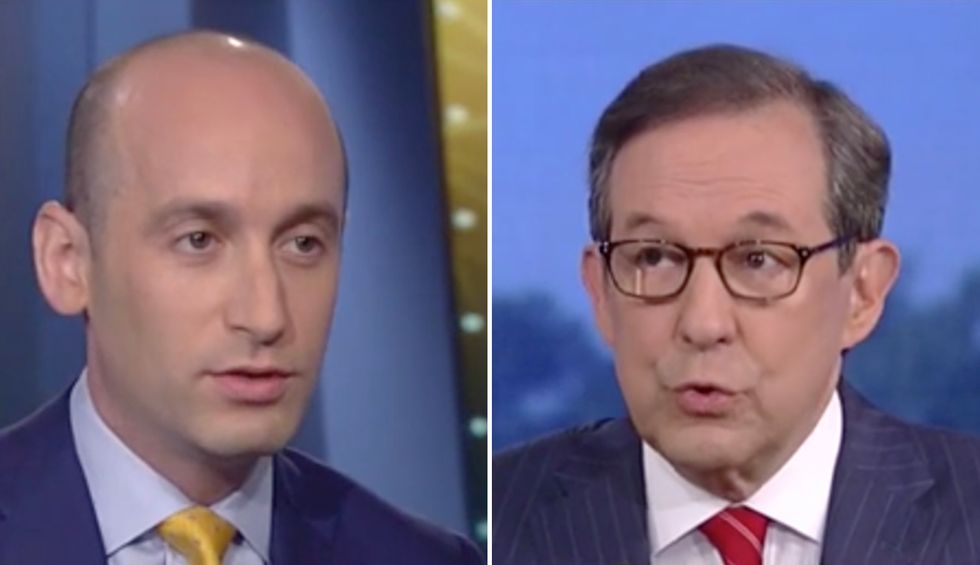 Fox News' Chris Wallace burns down Stephen Miller over Trump’s racist lies: He let ‘send her back’ chant ‘go for 13 seconds’