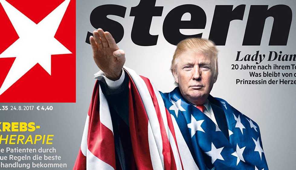 Here's why this 2017 German magazine depicting Trump as a Nazi is getting so much attention right now