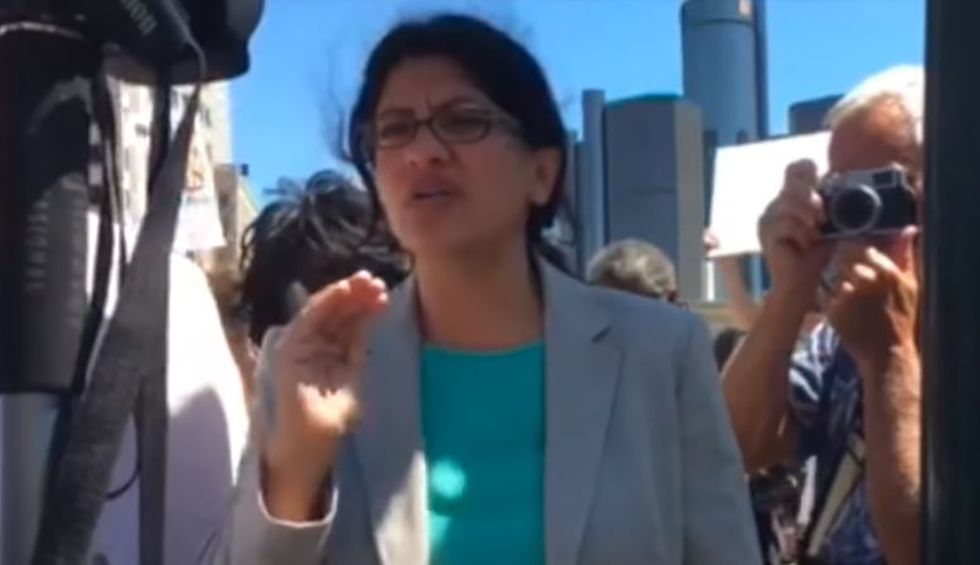 Rashida Tlaib rips 'unhinged' Trump after racist attacks
