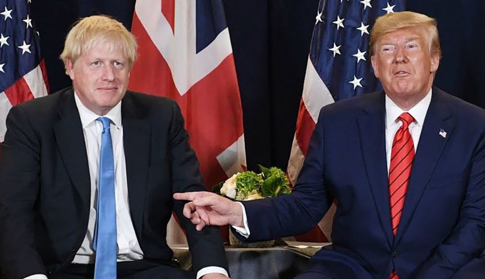 It looks like it's finally curtains for the Donald and Boris Show