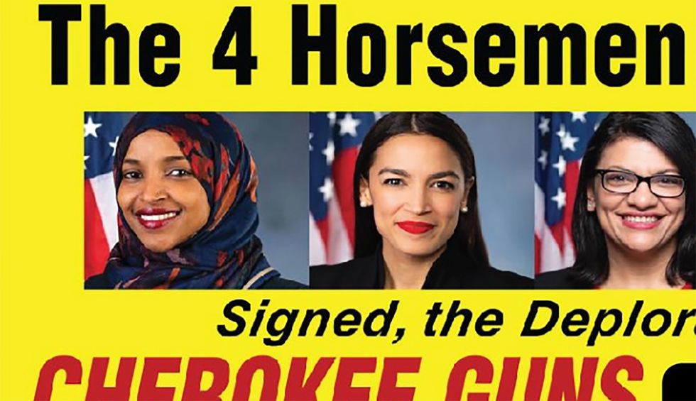 North Carolina gun shop buys billboard taunting 4 Democratic congresswomen as ‘the 4 Horsemen’