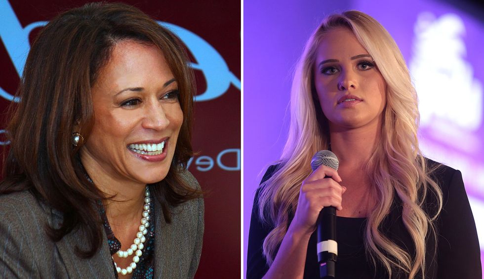 Tomi Lahren denounced 'mean girls' in her book. Now she's apologizing for accusing Harris of using sex for advancement