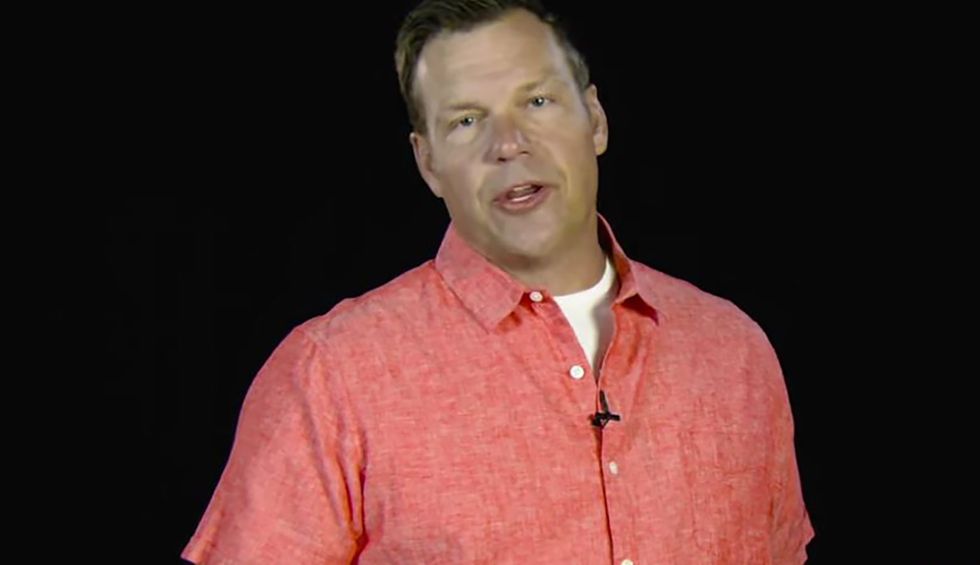 Senate hopeful Kris Kobach — bankrolled by billionaire Peter Thiel — says coronavirus numbers are 'being cooked' to hurt Trump