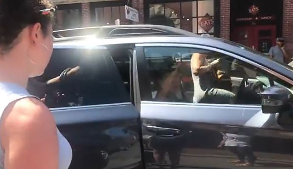 Watch Susan Collins drive away as college student tells her 'more kids are going to die' without gun control legislation