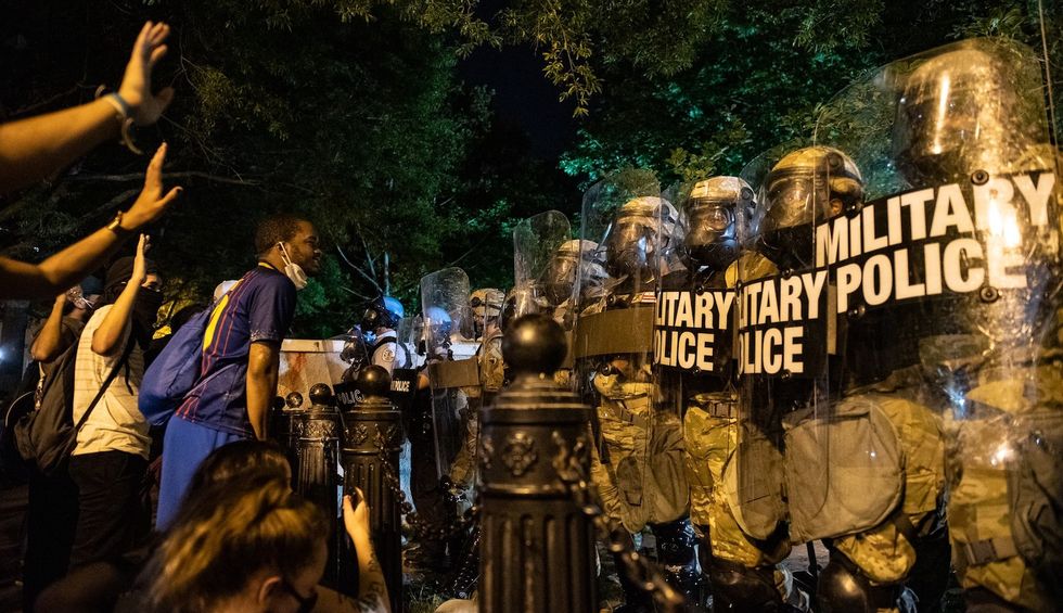 US military confirms 'horrendous' decision to issue bayonets to troops responding to George Floyd protests