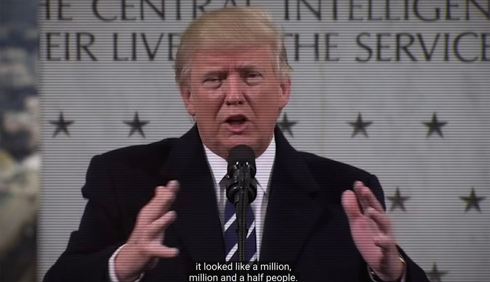 New Lincoln Project ad compares Trump’s meager inauguration crowd to massive protests against racism