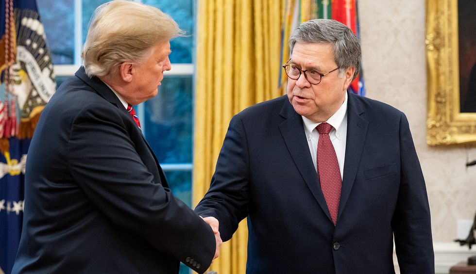 It sure looks like Bill Barr gave Trump the absurd idea he has ‘total authority’ to force states to reopen