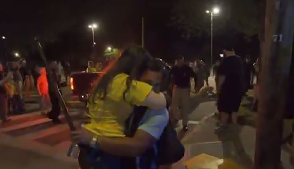 Viral video shows pickup truck ramming crowd protesting ICE
