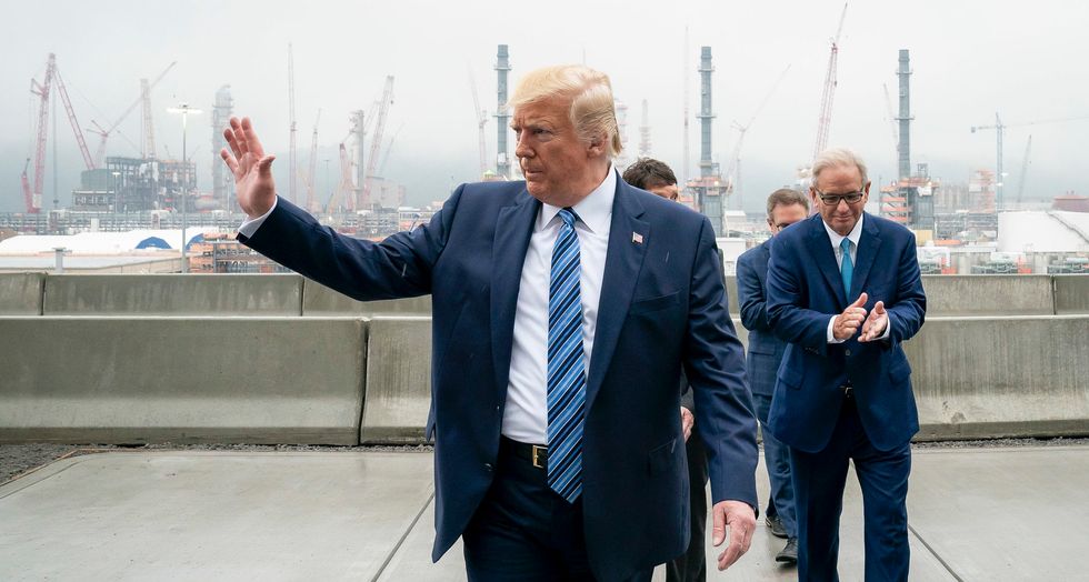 Trump slammed after news breaks of a potential fracking bailout