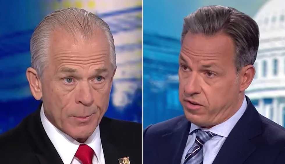 CNN's Jake Tapper tangles with Trump adviser Navarro: 'Economist after economist says you’re not being straight with the American people'