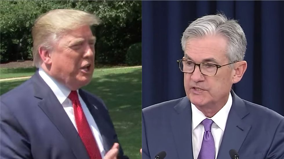 Trump sent the stock market careening right after the Fed chair gave it hope