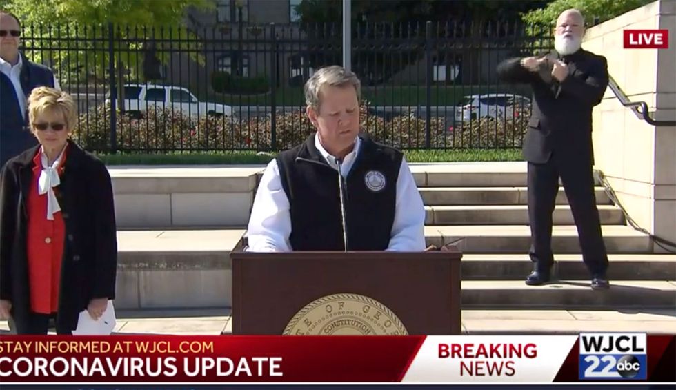 Georgia GOP governor orders several beaches to reopen days after acknowledging he's woefully uneducated on coronavirus spread