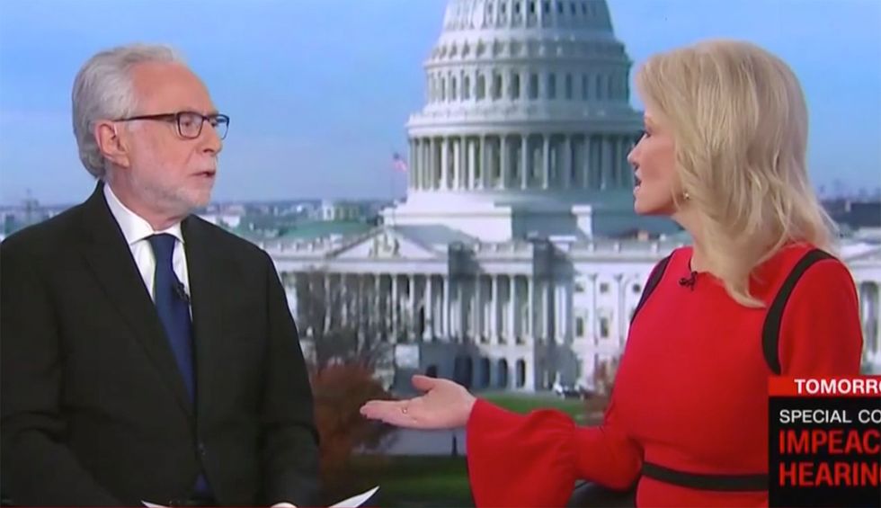Kellyanne Conway melts down after CNN’s Blitzer asks about husband George’s impeachment observations
