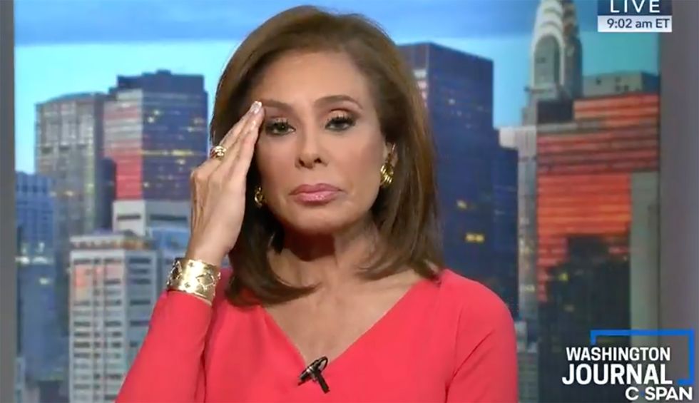 Watch: Jeanine Pirro praises Brett Kavanaugh as an ‘altar boy,’ gets accused of racism on live TV during wacky C-SPAN appearance
