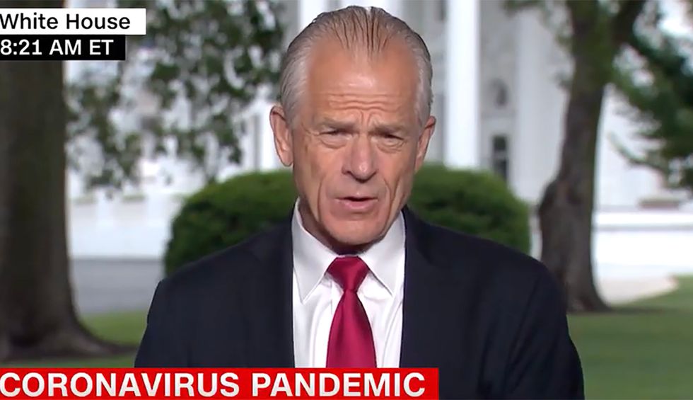 CNN interview derails as Peter Navarro reminisces about drinking from a 'colored' water fountain at Woolworth's