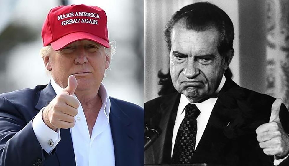 Trump's suburban outreach is simply naked racism -- right out of the Nixon and Wallace playbook: reports