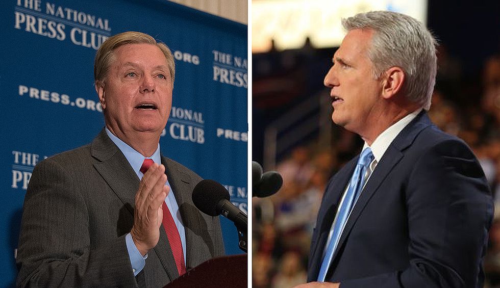 CNN contributor humiliates GOP's Lindsey Graham and Kevin McCarthy for their ‘desperate’ attempts to defend Trump