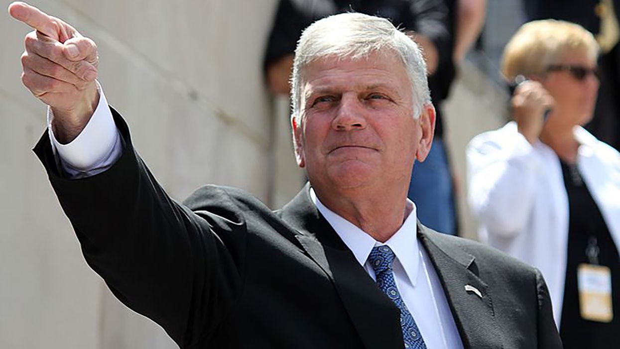 'Pray for the Christians': Graham urges school boards to fight the 'godless socialist agenda' of CRT