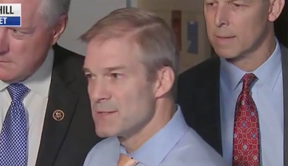 House Republicans abruptly end press conference after reporter informs Jim Jordan of Trump's latest Biden rant