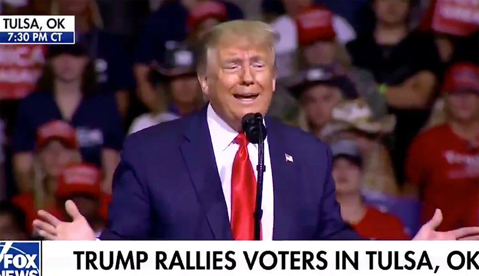 Here's the line from Trump’s Tulsa rally you can bet we'll see in 2020 campaign ads