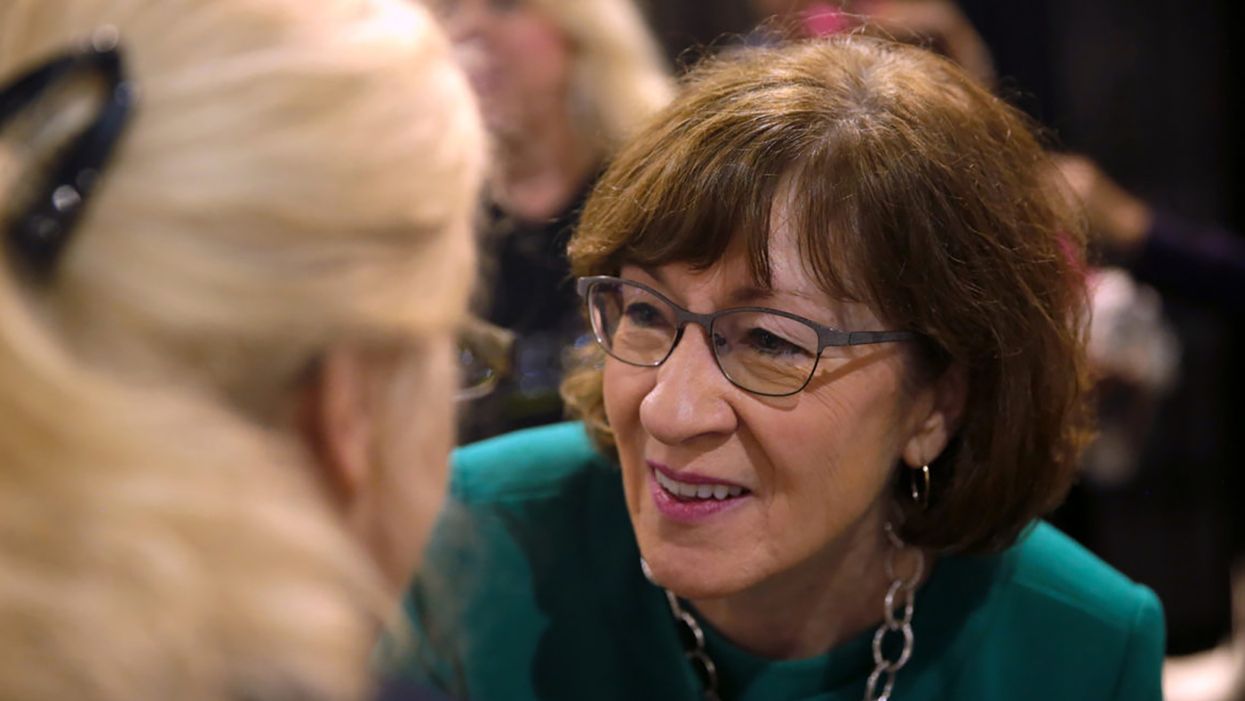 Susan Collins is very concerned that people who drive electric cars don't pay gas tax