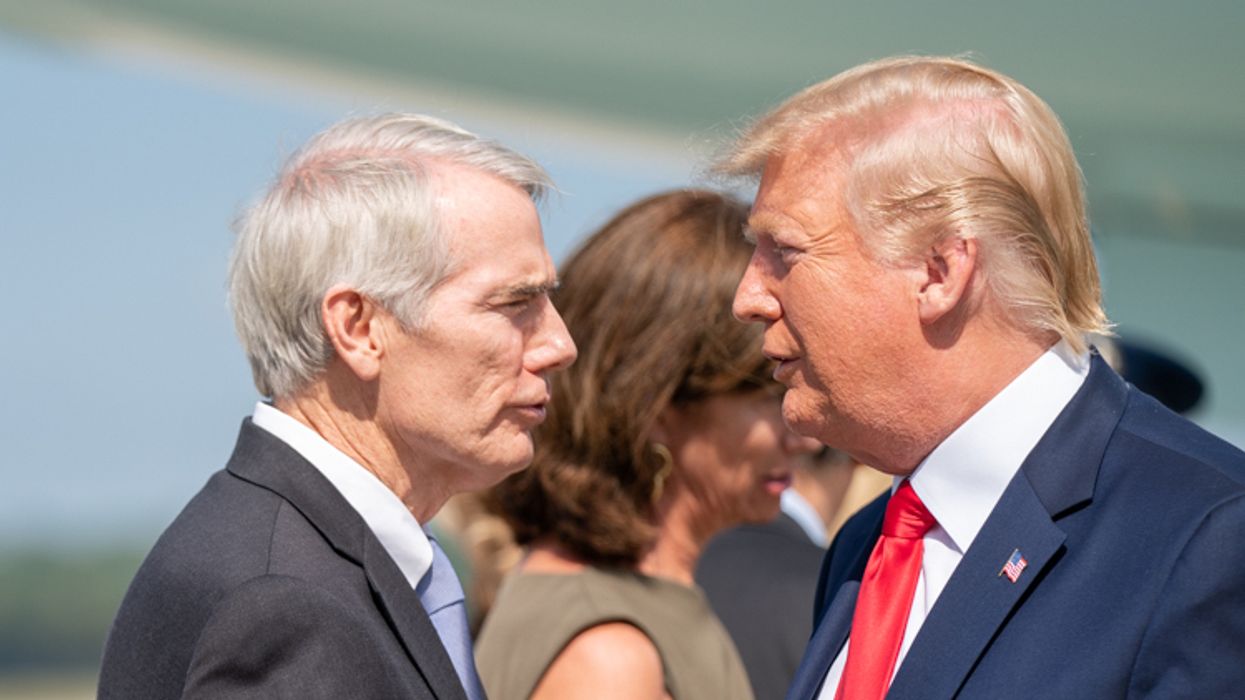 Here’s what happened when a GOP senator was cornered on voting to acquit Trump for Jan. 6