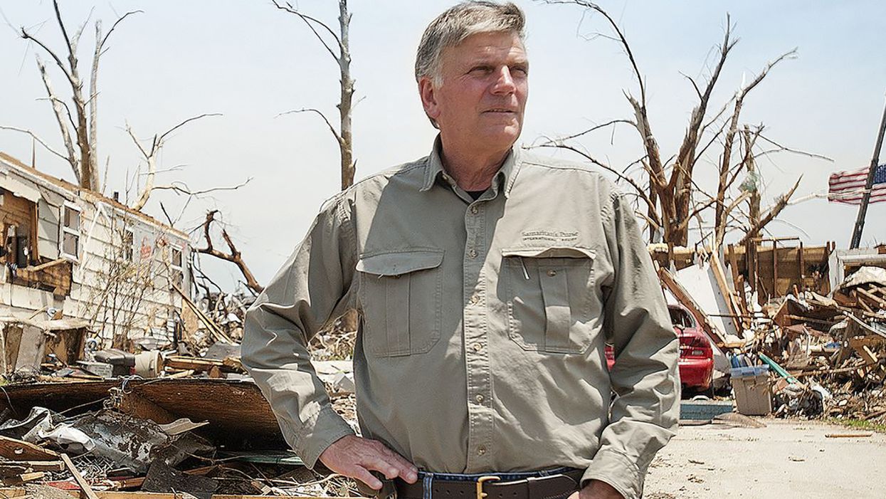 Franklin Graham spends weekend promoting anti-LGBTQ extremism — and calls for 'regime change' in US