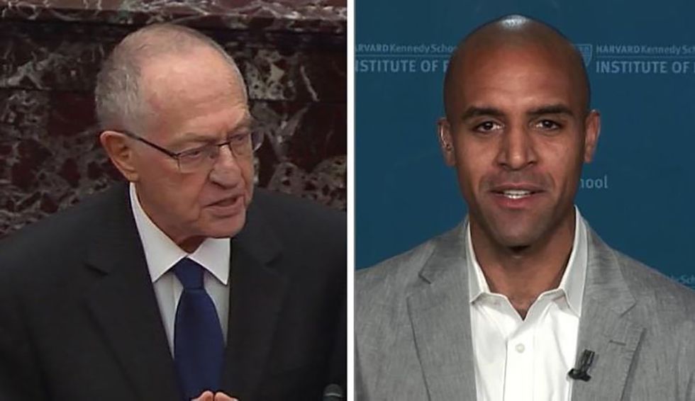 Scholar cited by Dershowitz obliterates his ‘irresponsible and ludicrous' argument in favor of Trump’s acquittal