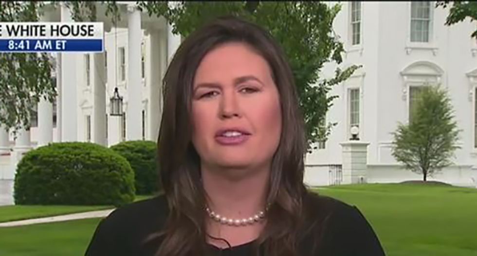 Sarah Sanders lashes out at FBI on Fox: They’re the real criminals for launching ‘completely insane’ Trump probe