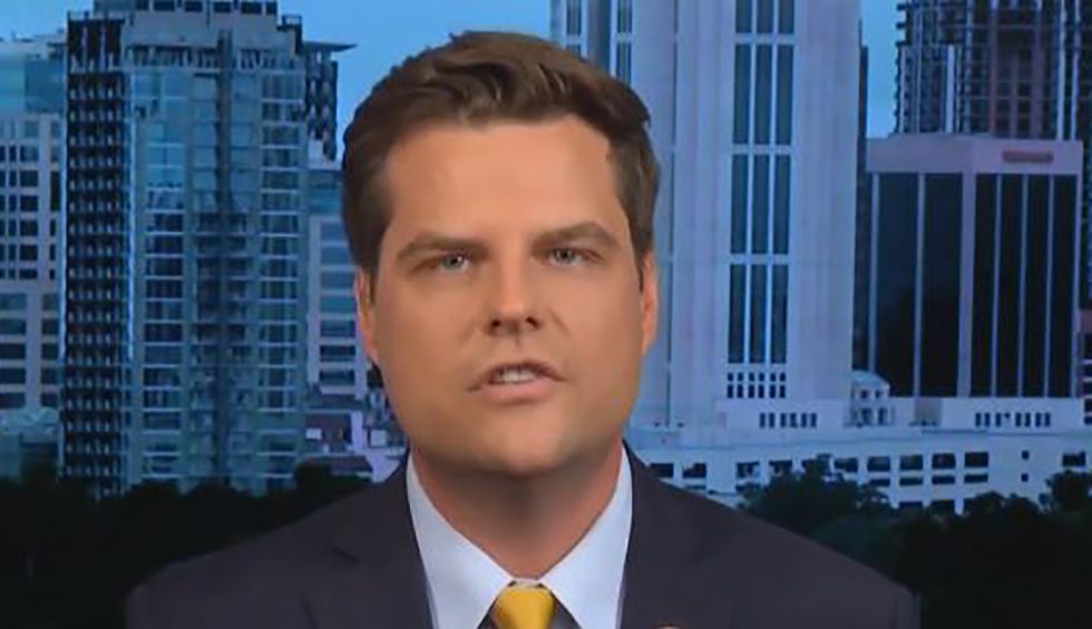 Interview with GOP's Matt Gaetz devolves into shouting match after he proclaims ‘I should be allowed’ into closed hearings
