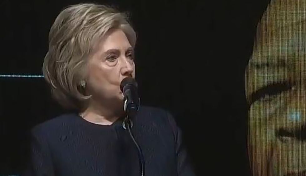 Watch: Hillary Clinton takes a moment during Elijah Cummings' funeral to biblically blast Donald Trump
