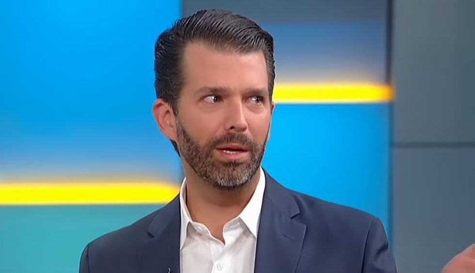 Pranksters paste Donald Trump Jr. recruitment posters on Armed Forces career center