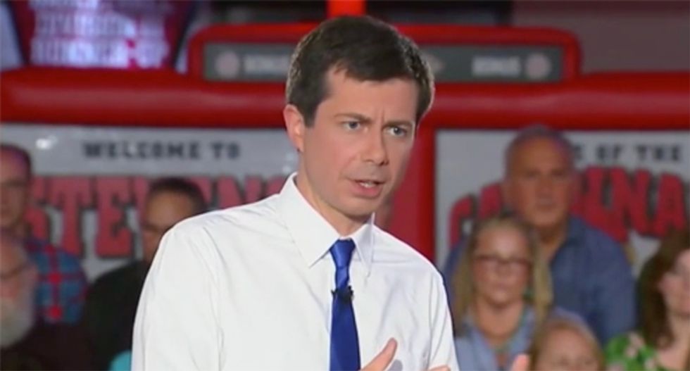 Fox News audience erupts in applause after Pete Buttigieg issues the perfect 3-word response to Trump's 'grotesque' Twitter attacks