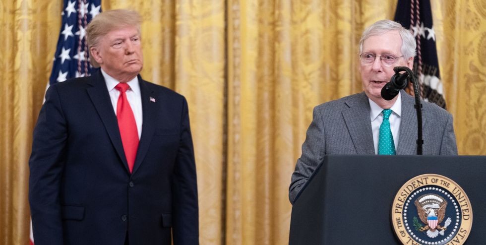 Trump accused of 'jury tampering' after allegedly threatening GOP senators not to vote against him
