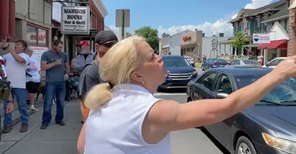 'Keep your HIV over there': Woman hurls profanities at Black Lives Matter activists