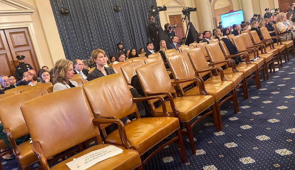 ‘Unusual’: Reporters mystified as a large swath of 'deflated' Republicans go missing during Sondland testimony