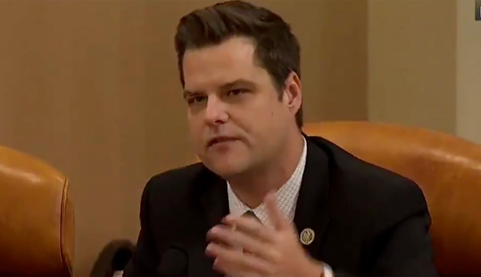 Matt Gaetz buried in mockery after Nadler shuts down his impeachment tantrum: 'Is he crying yet?'