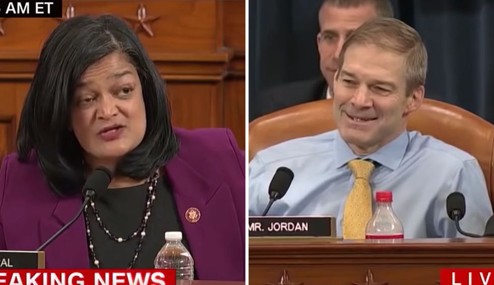 ‘I am not yielding': Watch Rep. Pramila Jayapal shut down Jim Jordan’s attempt to hijack impeachment hearing
