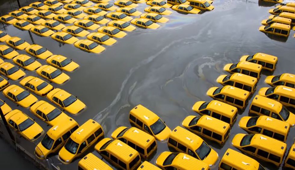 Trump mocks New Yorkers — and tells them to get their 'mops and buckets ready' for the next Hurricane Sandy