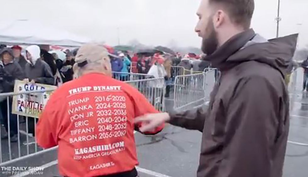 Watch: Trump supporter confused by math in his vision of President Ivanka’s future time in office