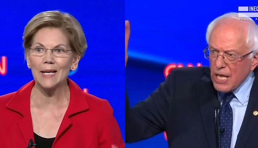 Corporate media pushes bogus Sanders and Warren 'trash talk' narrative — which only serves Biden, Buttigieg and their billionaire supporters
