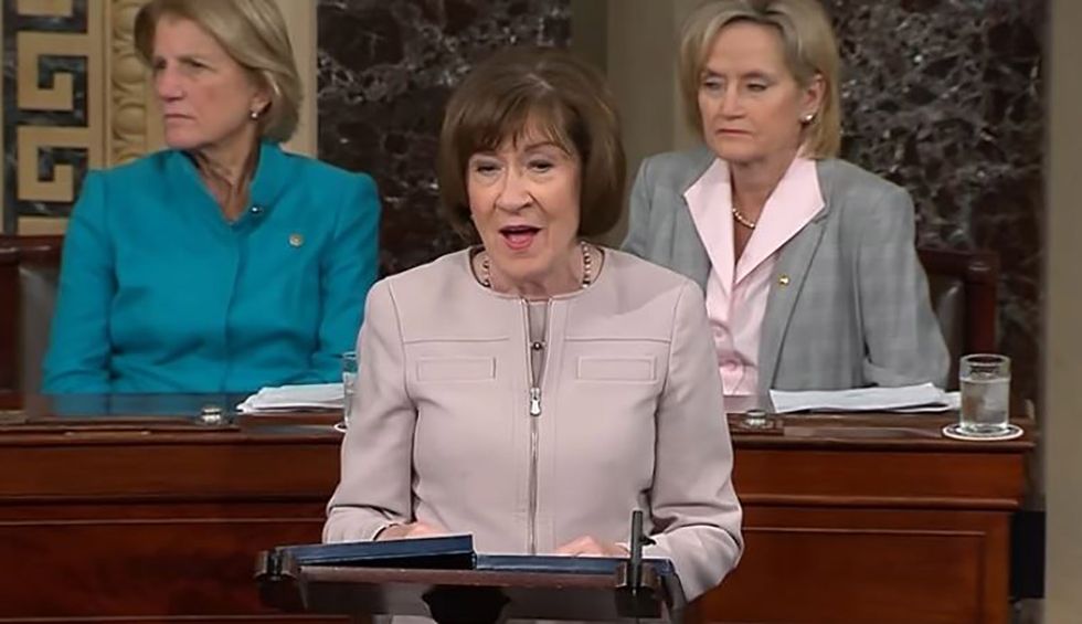 Susan Collins dodges questions about whether she voted for Trump in Maine's GOP primary