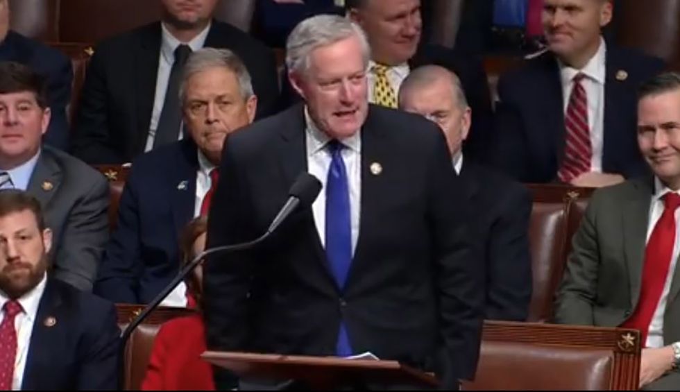 Mark Meadows claims lack of evidence of widespread voter fraud is somehow the 'definition of fraud'