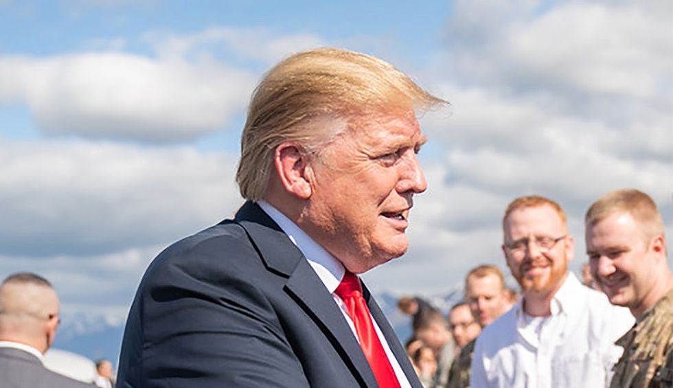 Trump's absurd Memorial Day weekend performance proves you can't take him anywhere