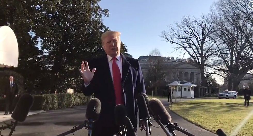 Trump calls for an end to the asylum system and repeats demand to 'get rid of judges'