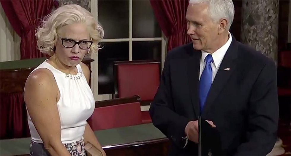 'Senator Madonna': Arizona GOP committeeman says Kyrsten Sinema was elected because of 'dumb ass people'